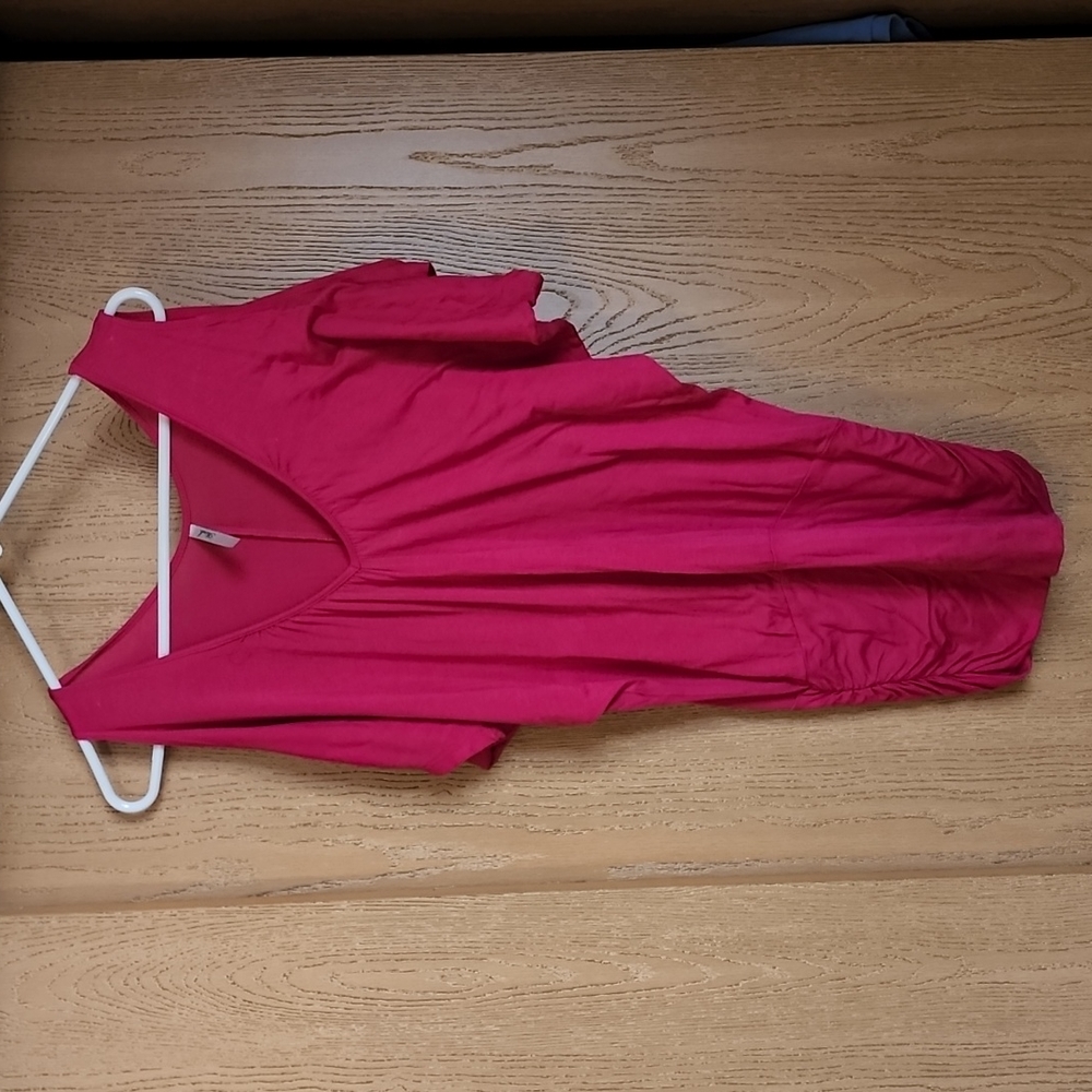 Pink dress with open shoulders. Brand is Mink. Size small.
